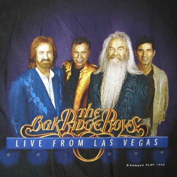 Vintage The Oak Ridge Boys Live LV T-Shirt - Picture 1 of 7